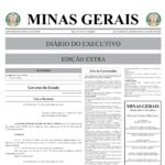 Capa do Diário Oficial de Minas - Edição de 21 de Abril de 2025
